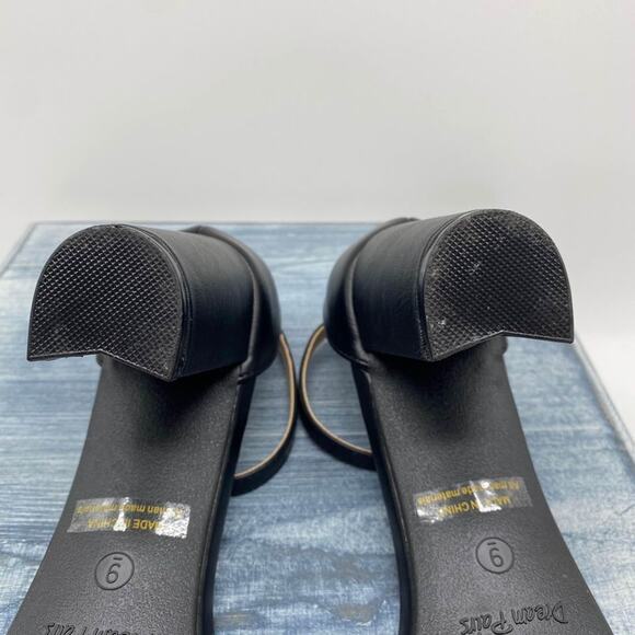 NEW DREAM PAIRS Women's Chunk D'Orsay Heels Black Size 9 - Picture 8 of 10